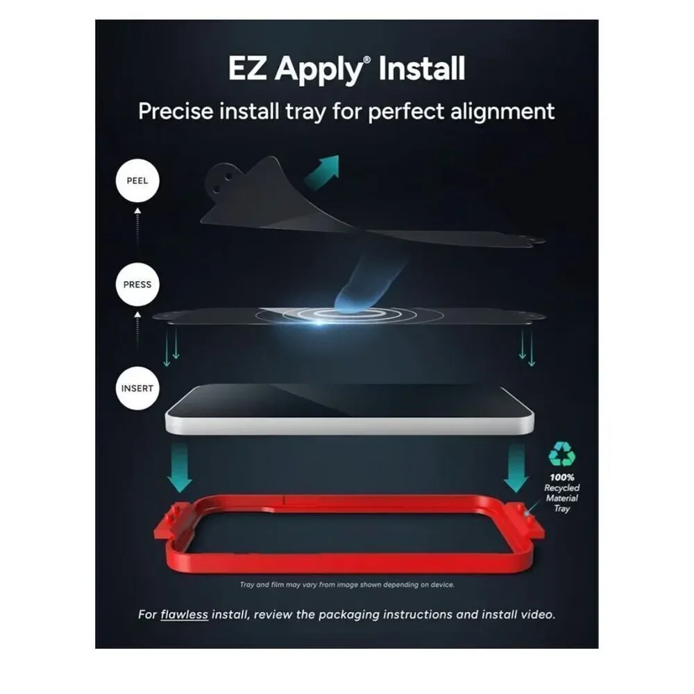 ZAGG Glass+ Screen Protector for iPhone 16 Pro Max
